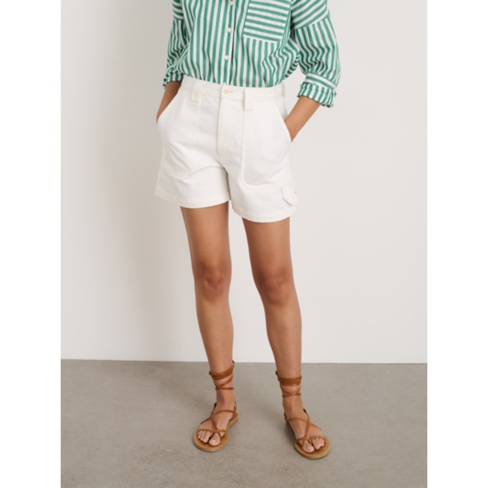 Alex Mill White Jean Shorts